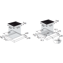 Built-in induction hob De Dietrich DPI4220H