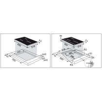 Built-in induction hob De Dietrich DPI4400B