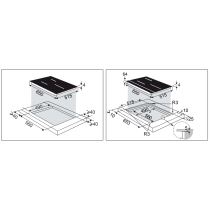 Built-in induction hob De Dietrich DPI4420W