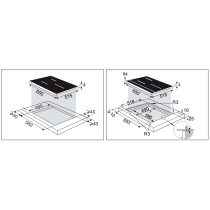 Built-in induction hob De Dietrich DPI4431W