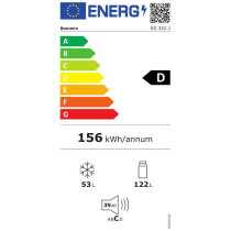 Fridge Bomann KG322.1W white