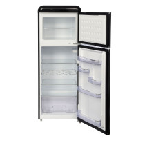 Retro fridge Ravanson LKK210RB black