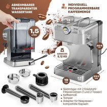 Espresso machine Proficook PCESKA1267