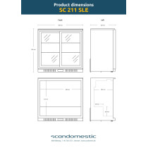 Back bar Scandomestic SC211SLE