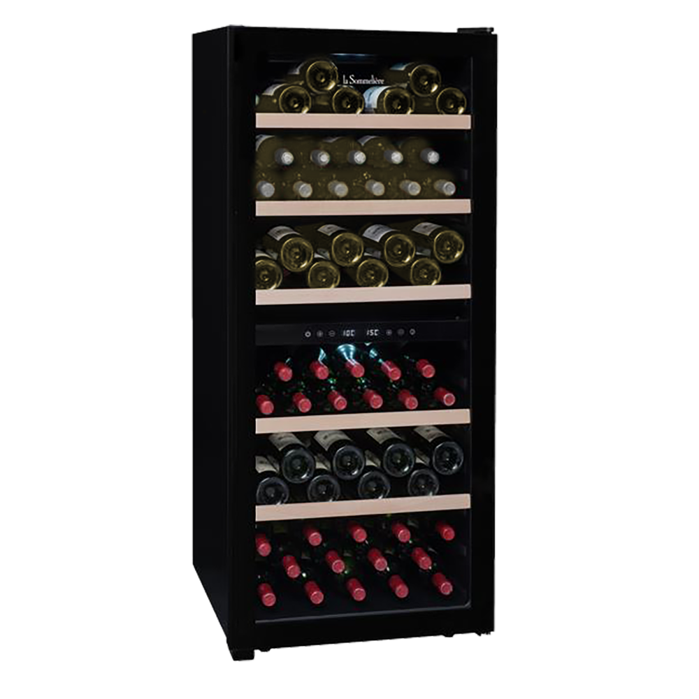 Wine refrigerator La Sommeliere SLS102DZB, black