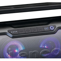 Splashproof Bluetooth® speaker Lenco SPR070BK