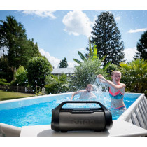 Splashproof Bluetooth® speaker Lenco SPR070BK