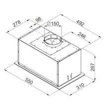 Built-in hood Greentek AURORAW