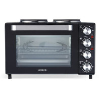 Mini oven with 2 hot plates Orava