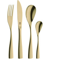 BOCHOLT 24pcs Cutlery set Gold PVD coated
