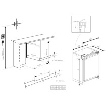 Built-in fridge Beko BU1104N