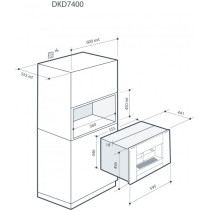 Built-in espresso machine De Dietrich DKD7400A