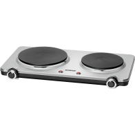 Double hotplate Bomann, stainless steel/black