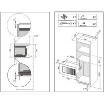 Built-in microwave oven De Dietrich DME4320B