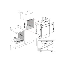 Integreeritav ahi Indesit IFW65Y0JBL