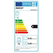 Gas stove with electric oven Indesit IS67G8CHXE