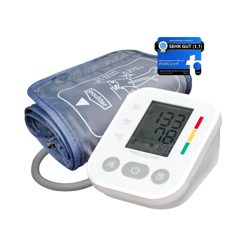 Upper arm blood pressure monitor Proficare PCBMG3121