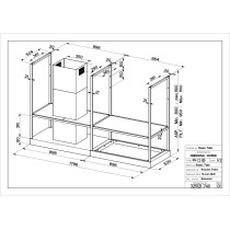 Õhupuhastaja Faber T-Shelf must