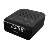 Clock radio Sencor, black