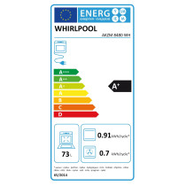 Integreeritav ahi Whirlpool AKZM8480WH