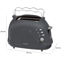 Toaster Bomann, grey