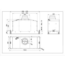 Hood Faber In-Light BK matt 70 cm