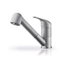Kitchen tap Pyramis iron grey