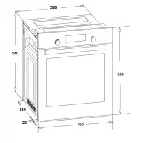 Integreeritav ahi Schlosser OE555DTF