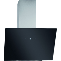 Diagonal chimney hood Bomann, black/stainless-steel