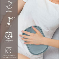 Electric hot water bottle Proficare, grey