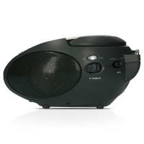 Portable stereo FM radio with CD player Lenco, white