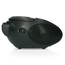 Portable stereo FM radio with CD player Lenco, white