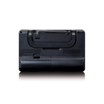 C0mpact portable FM radio with LCD display Lenco, black