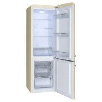 Retro fridge Schlosser BC258VX, cream