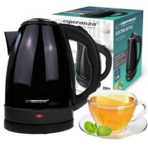 Electric kettle Victoria 1,8L stainless steel Esperanza, black