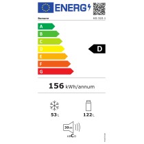 Külmik Bomann KG322.1B must