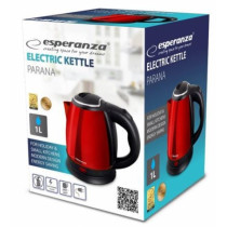Electric kettle Esperanza, red