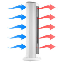 Fan heater with WIFISencor, white
