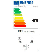 Külmik Scandomestic SKF231W