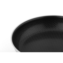 DURAMAX Triply Ceramic etching frypan with casted handle 24cm