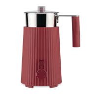 Milk frother Plisse Alessi, red