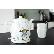 Ceramic kettle Pippi Longstocking