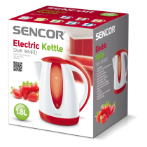 Kettle Sencor SWK1814RD white/red