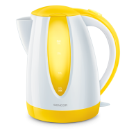Water kettle Sencor, white/yellow