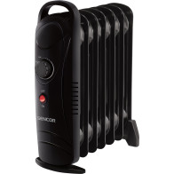 Oil filled radiator Sencor, black