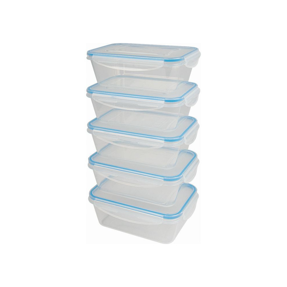 Set of 5 Plastic fresh food containers Classbach CFHD4007K