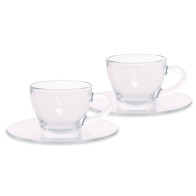 Set 2 cappuccio cupa Bialetii, glass