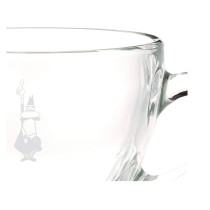 Glass Cappuccino Cups Bialetti Set 2 pcs