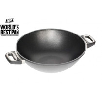 Wok-pann sangadega AMT Gastroguss I1132SEZ5