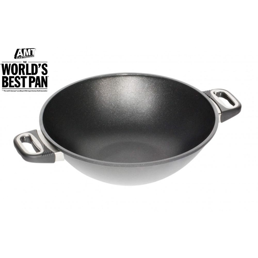 Wok-pann sangadega AMT Gastroguss I1132SEZ5